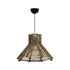 GLOBOSTAR® MEGALISTO 205-0051 Boho Κρεμαστό Φωτιστικό Οροφής με Ντουί 1 x E27 AC 220-240V IP20 - Μπεζ - M40 x Π40 x Υ26cm - ledmania.gr