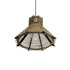 GLOBOSTAR® MEGALISTO 205-0051 Boho Κρεμαστό Φωτιστικό Οροφής με Ντουί 1 x E27 AC 220-240V IP20 - Μπεζ - M40 x Π40 x Υ26cm - ledmania.gr
