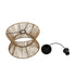GLOBOSTAR® UPCONE 205-0055 Boho Κρεμαστό Φωτιστικό Οροφής με Ντουί 1 x E27 AC 220-240V IP20 - Μπεζ - M30 x Π30 x 21cm - ledmania.gr