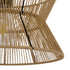 GLOBOSTAR® UPCONE 205-0055 Boho Κρεμαστό Φωτιστικό Οροφής με Ντουί 1 x E27 AC 220-240V IP20 - Μπεζ - M30 x Π30 x 21cm - ledmania.gr