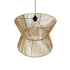 GLOBOSTAR® UPCONE 205-0056 Boho Κρεμαστό Φωτιστικό Οροφής με Ντουί 1 x E27 AC 220-240V IP20 - Μπεζ - M50 x Π50 x 43cm - ledmania.gr