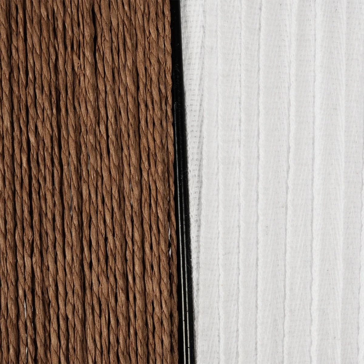 GLOBOSTAR® TAG 205-0059 Boho Κρεμαστό Φωτιστικό Οροφής με Ντουί 1 x E27 AC 220-240V IP20 - Λευκό & Καφέ - M30 x Π30 x Υ18cm - ledmania.gr