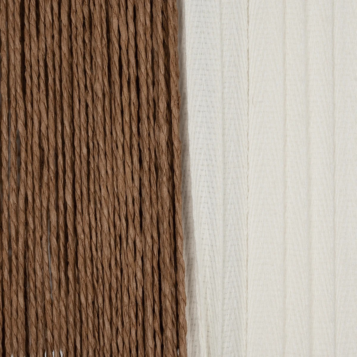 GLOBOSTAR® TAG 205-0060 Boho Κρεμαστό Φωτιστικό Οροφής με Ντουί 1 x E27 AC 220-240V IP20 - Μπεζ & Καφέ - M60 x Π60 x 35cm - ledmania.gr