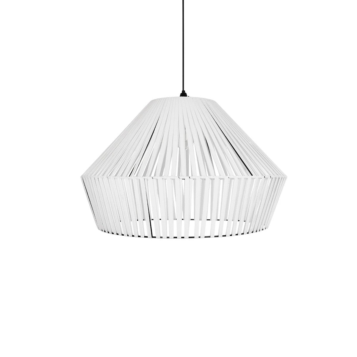 GLOBOSTAR® NUI 205-0064 Boho Κρεμαστό Φωτιστικό Οροφής με Ντουί 1 x E27 AC 220-240V IP20 - Λευκό - M60 x Π60 x Υ41cm - ledmania.gr