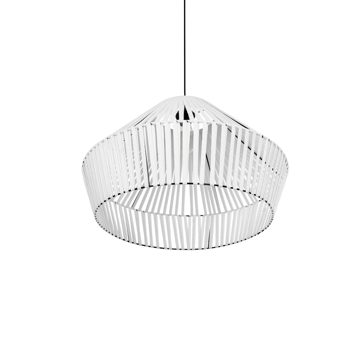 GLOBOSTAR® NUI 205-0064 Boho Κρεμαστό Φωτιστικό Οροφής με Ντουί 1 x E27 AC 220-240V IP20 - Λευκό - M60 x Π60 x Υ41cm - ledmania.gr