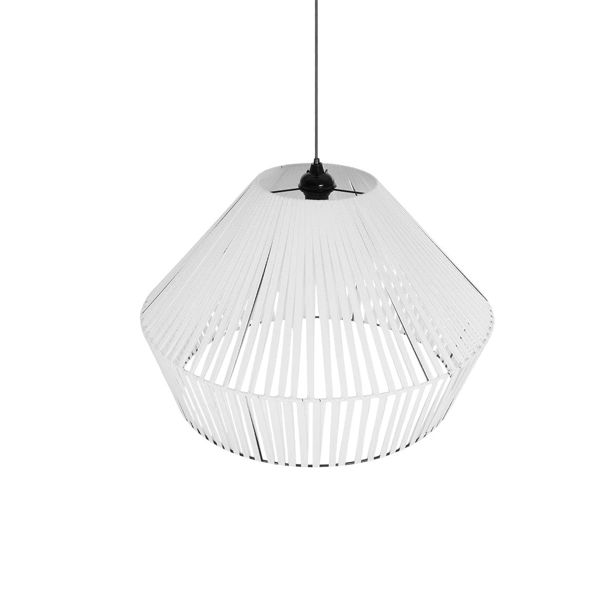 GLOBOSTAR® NUI 205-0064 Boho Κρεμαστό Φωτιστικό Οροφής με Ντουί 1 x E27 AC 220-240V IP20 - Λευκό - M60 x Π60 x Υ41cm - ledmania.gr