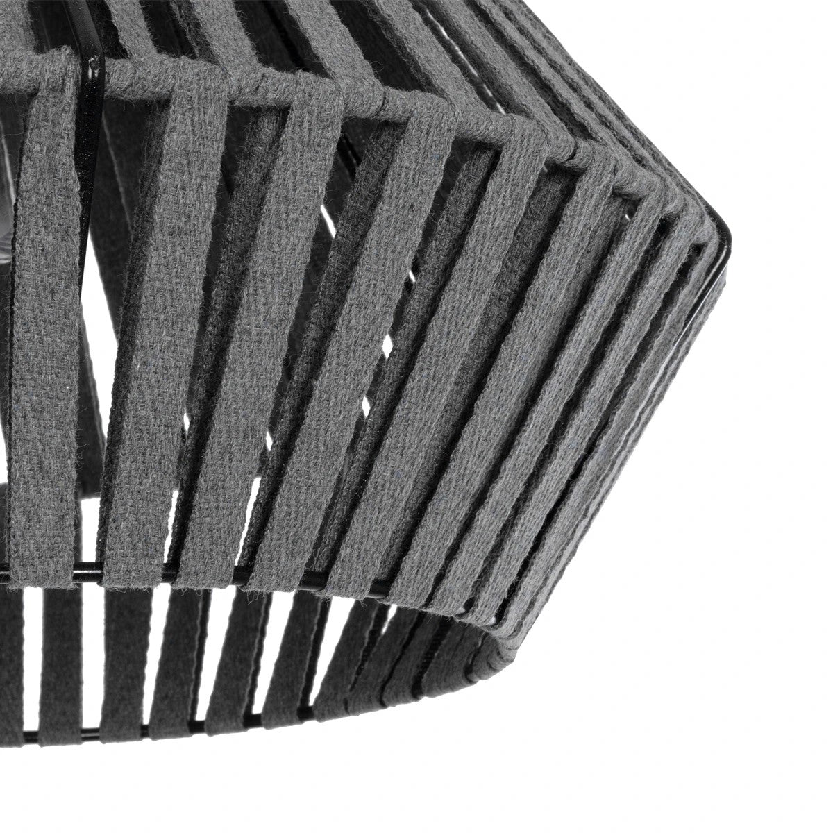 GLOBOSTAR® NUI 205-0065 Boho Κρεμαστό Φωτιστικό Οροφής με Ντουί 1 x E27 AC 220-240V IP20 - Γκρι - M36 x Π36 x Υ27cm - ledmania.gr