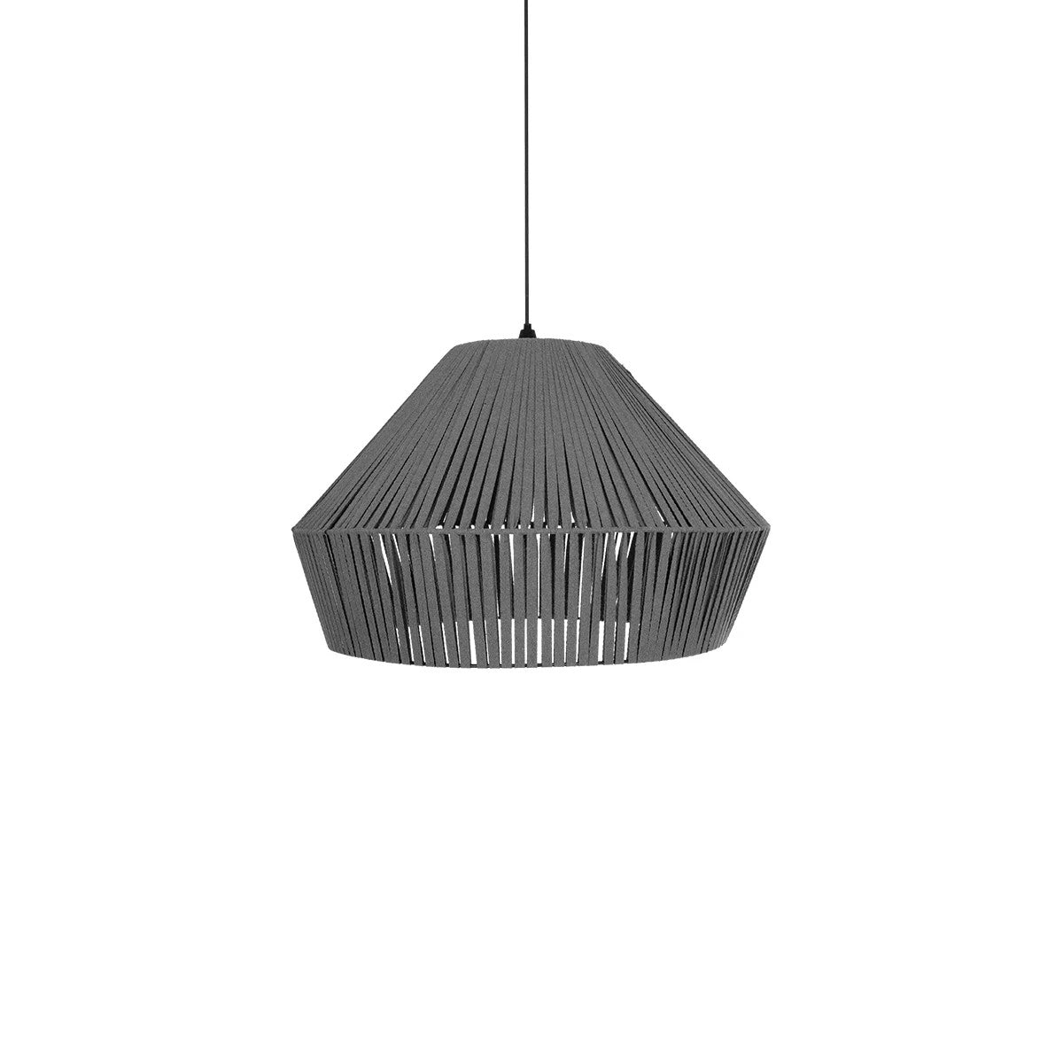 GLOBOSTAR® NUI 205-0066 Boho Κρεμαστό Φωτιστικό Οροφής με Ντουί 1 x E27 AC 220-240V IP20 - Γκρι - M60 x Π60 x Υ41cm - ledmania.gr