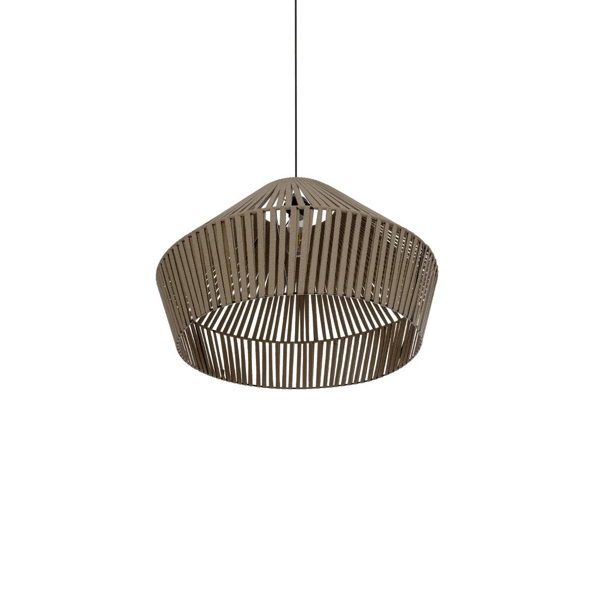 GLOBOSTAR® NUI 205-0068 Boho Κρεμαστό Φωτιστικό Οροφής με Ντουί 1 x E27 AC 220-240V IP20 - Μπεζ - M60 x Π60 x Υ41cm - ledmania.gr