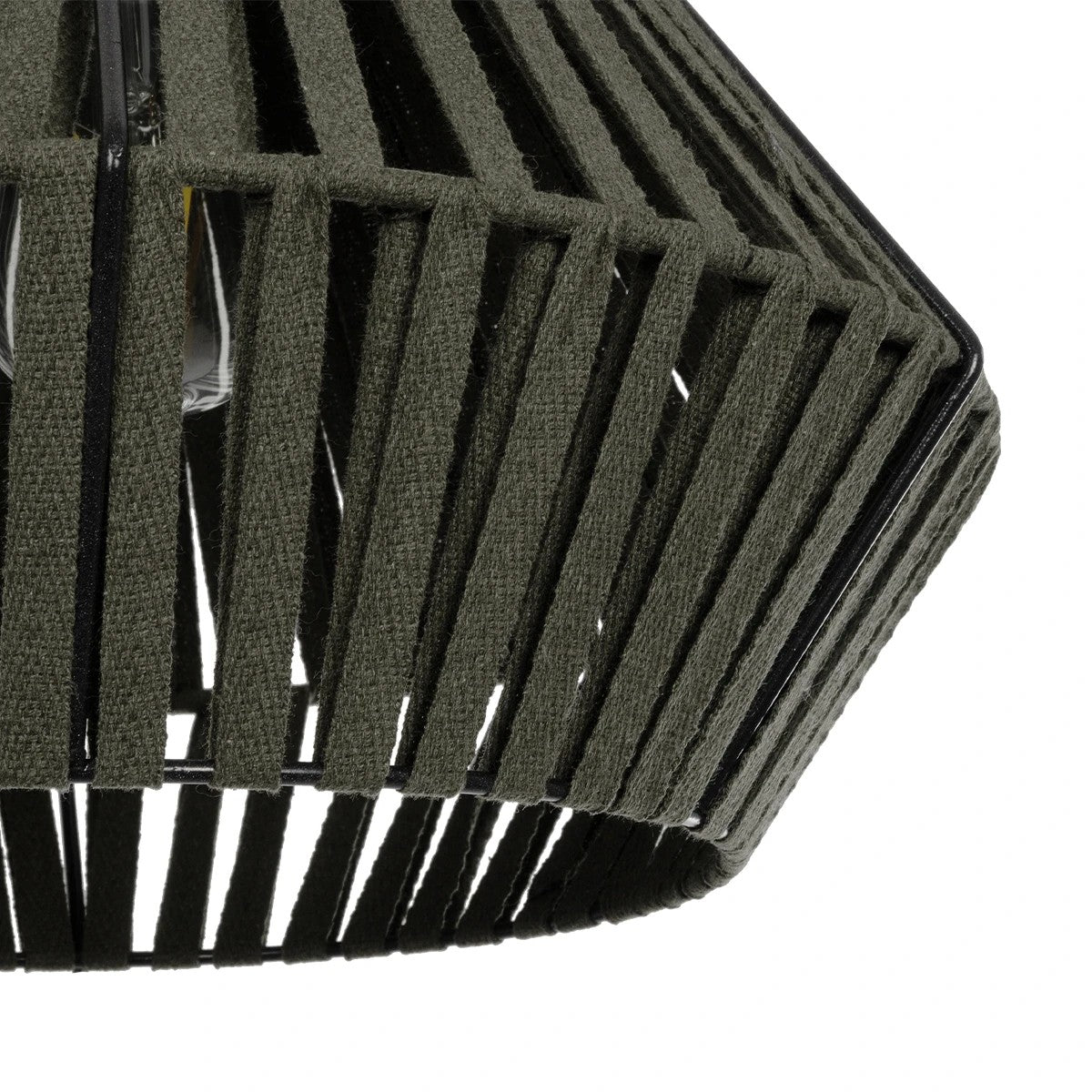 GLOBOSTAR® NUI 205-0069 Boho Κρεμαστό Φωτιστικό Οροφής με Ντουί 1 x E27 AC 220-240V IP20 - Πρασίνο - M36 x Π36 x Υ27cm - ledmania.gr