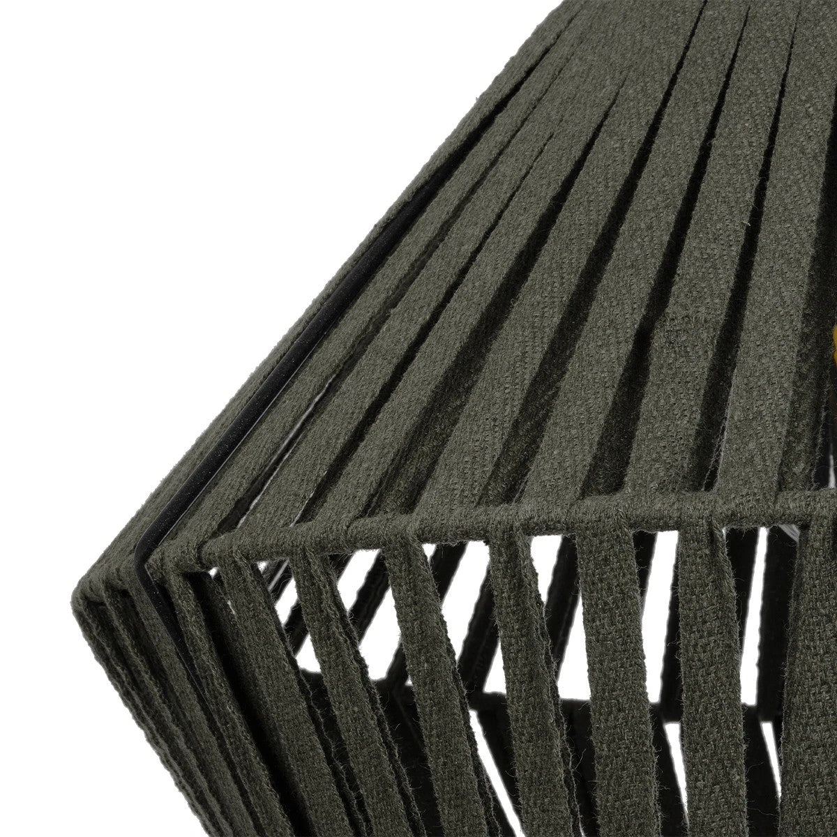 GLOBOSTAR® NUI 205-0069 Boho Κρεμαστό Φωτιστικό Οροφής με Ντουί 1 x E27 AC 220-240V IP20 - Πρασίνο - M36 x Π36 x Υ27cm - ledmania.gr