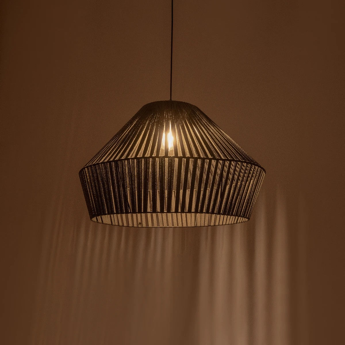 GLOBOSTAR® NUI 205-0070 Boho Κρεμαστό Φωτιστικό Οροφής με Ντουί 1 x E27 AC 220-240V IP20 - Πρασίνο - M60 x Π60 x Υ41cm - ledmania.gr