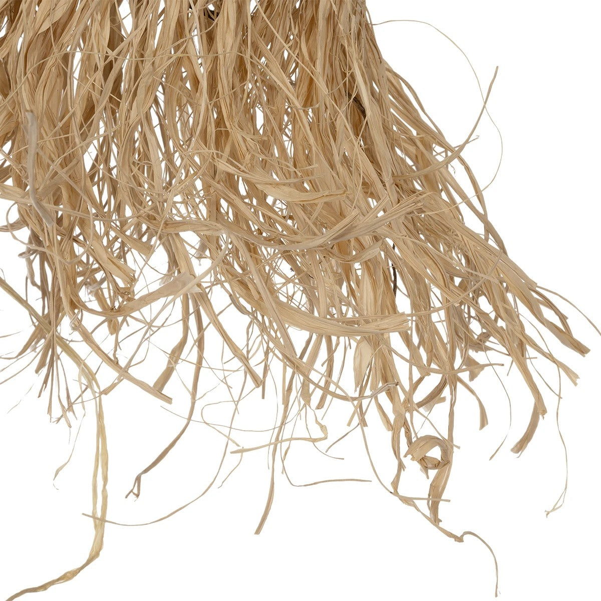 GLOBOSTAR® RIKTA 205-0077 Boho Κρεμαστό Φωτιστικό Οροφής με Ντουί 1 x E27 AC 220-240V IP20 - Μπεζ - M20 x Π20 x Υ30cm - ledmania.gr