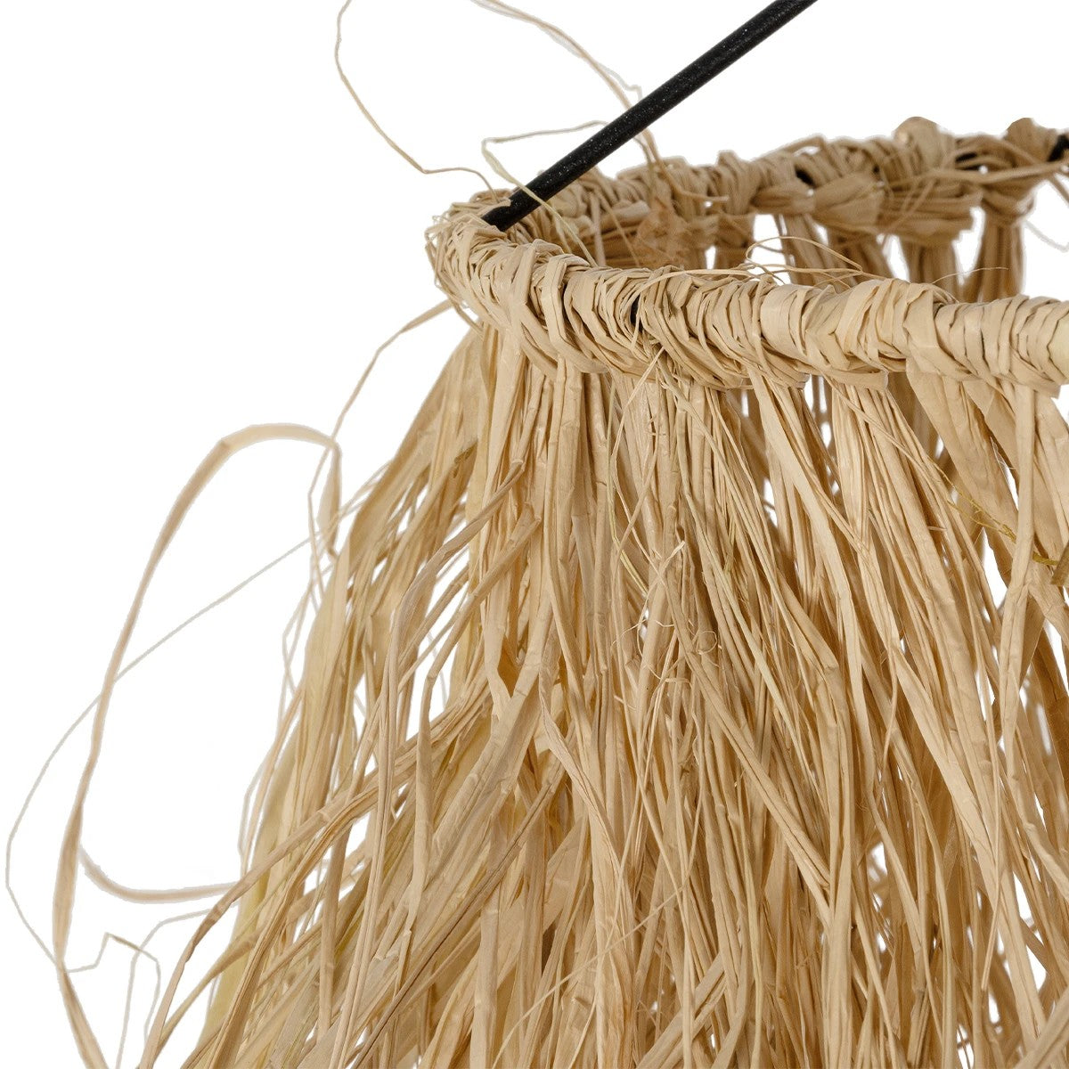 GLOBOSTAR® PIOVERE 205-0078 Boho Κρεμαστό Φωτιστικό Οροφής με Ντουί 1 x E27 AC 220-240V IP20 - Μπεζ - M35 x Π35 x Υ70cm - ledmania.gr