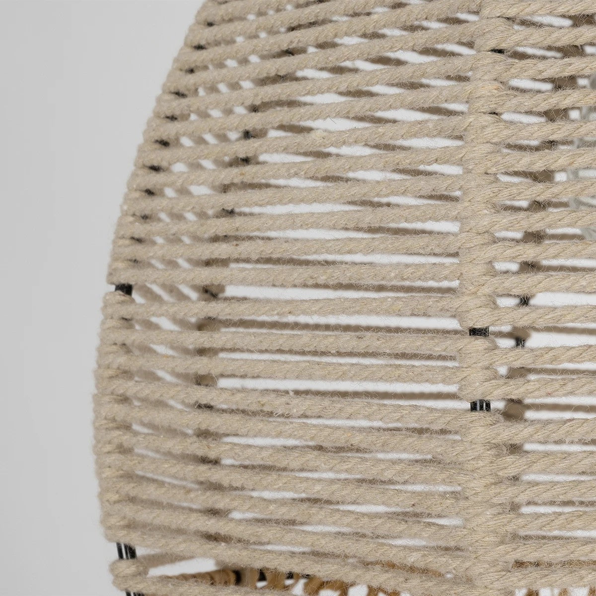 GLOBOSTAR® PLUVIA 205-0082 Boho Κρεμαστό Φωτιστικό Οροφής με Ντουί 1 x E27 AC 220-240V IP20 - Μπεζ - M30 x Π30 x Υ70cm - ledmania.gr