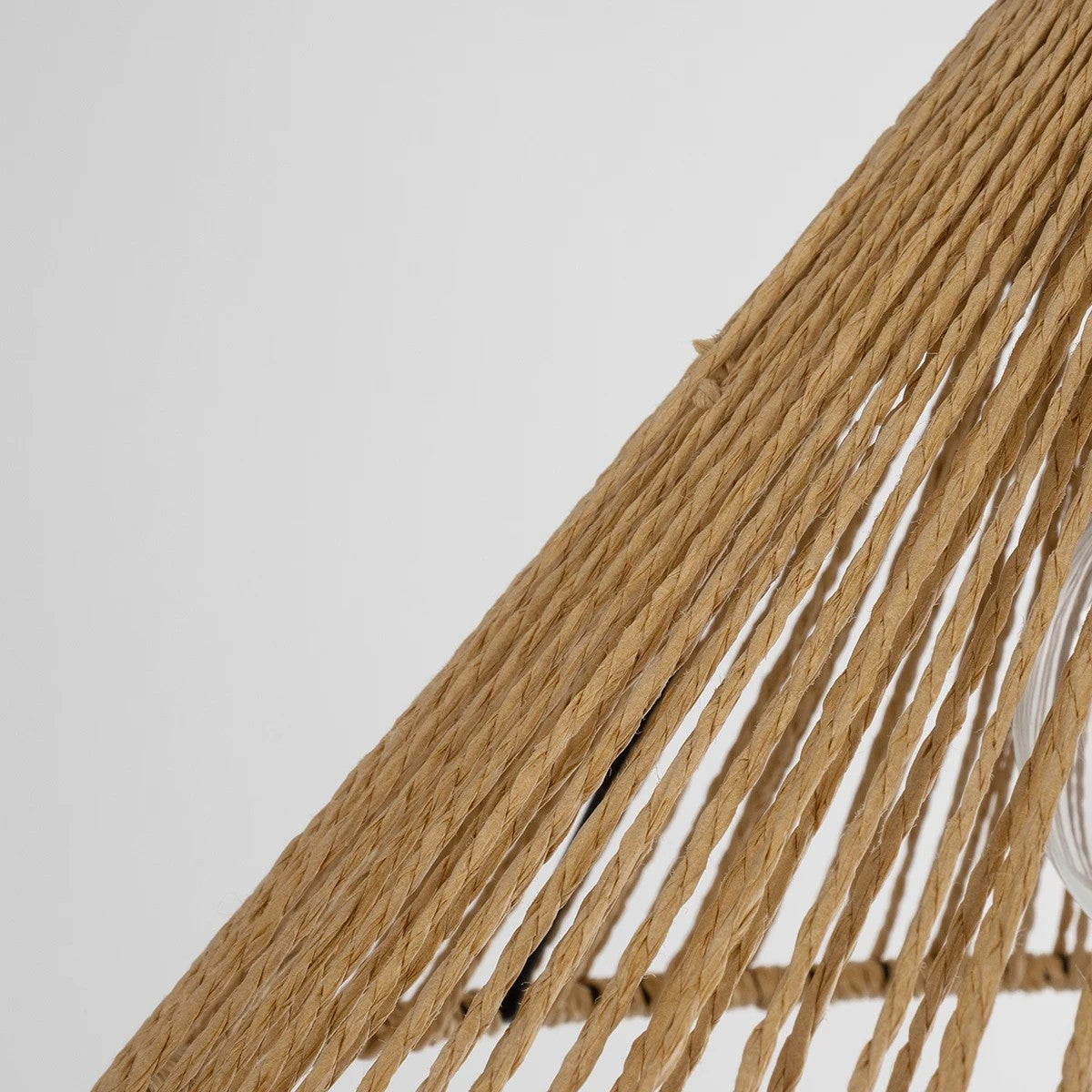 GLOBOSTAR® FUNIS 205-0084 Boho Κρεμαστό Φωτιστικό Οροφής με Ντουί 1 x E27 AC 220-240V IP20 - Μπεζ - M25 x Π25 x Υ16cm - ledmania.gr