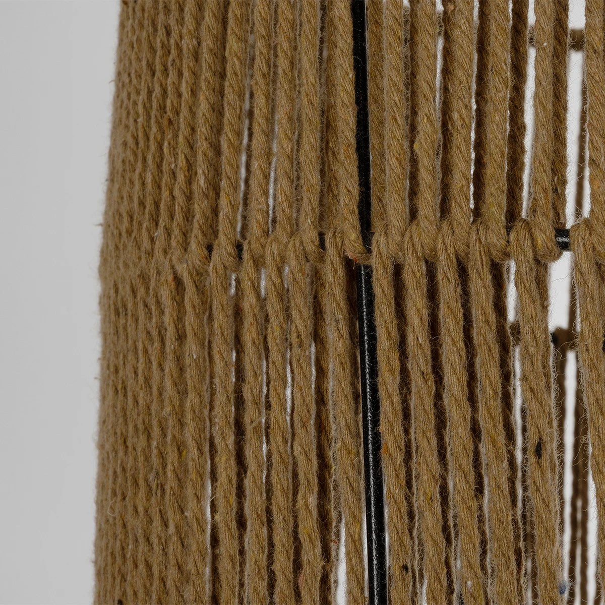 GLOBOSTAR® SAFA 205-0085 Boho Κρεμαστό Φωτιστικό Οροφής με Ντουί 1 x E27 AC 220-240V IP20 - Μπεζ - M30 x Π30 x Υ26cm - ledmania.gr