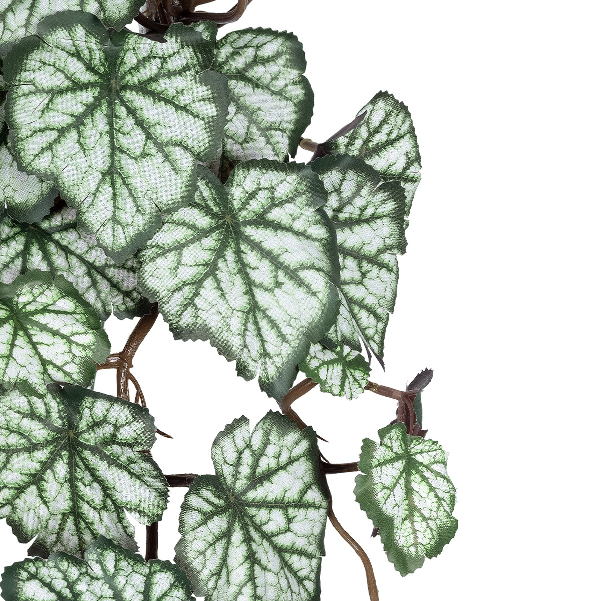 GloboStar® Artificial Garden REX BEGONIA HANGING PLANT 20604 Τεχνητό Διακοσμητικό Κρεμαστό Φυτό Βιγόνια Υ45cm - ledmania.gr