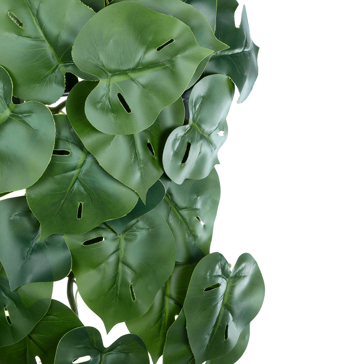GloboStar® Artificial Garden MONSTERA HANGING PLANT 20613 Τεχνητό Διακοσμητικό Κρεμαστό Φυτό Μονστέρα Υ45cm - ledmania.gr