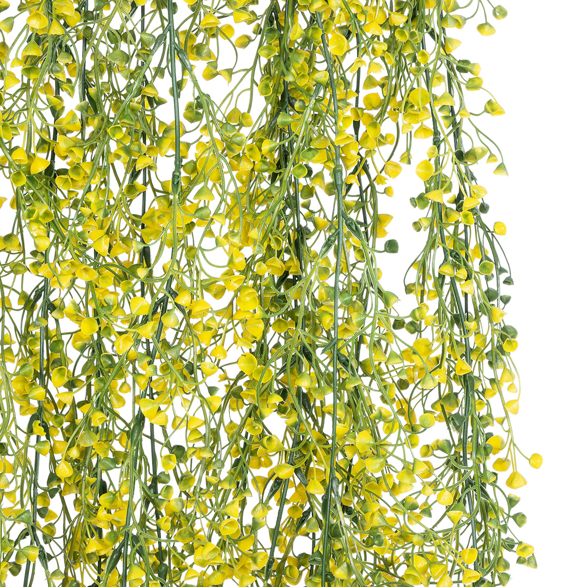 GloboStar® Artificial Garden GOLDEN BELL WILLOW 4 HANGING PLANT 20632 Κρεμαστό Τεχνητό Διακοσμητικό Φυτό Ιτίας  Y110cm - ledmania.gr