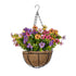GloboStar® Artificial Garden GERBERA HANGING PLANT 20635 Τεχνητό Κρεμαστό Διακοσμητικό Φυτό Ζέρμπερας Y55cm - ledmania.gr