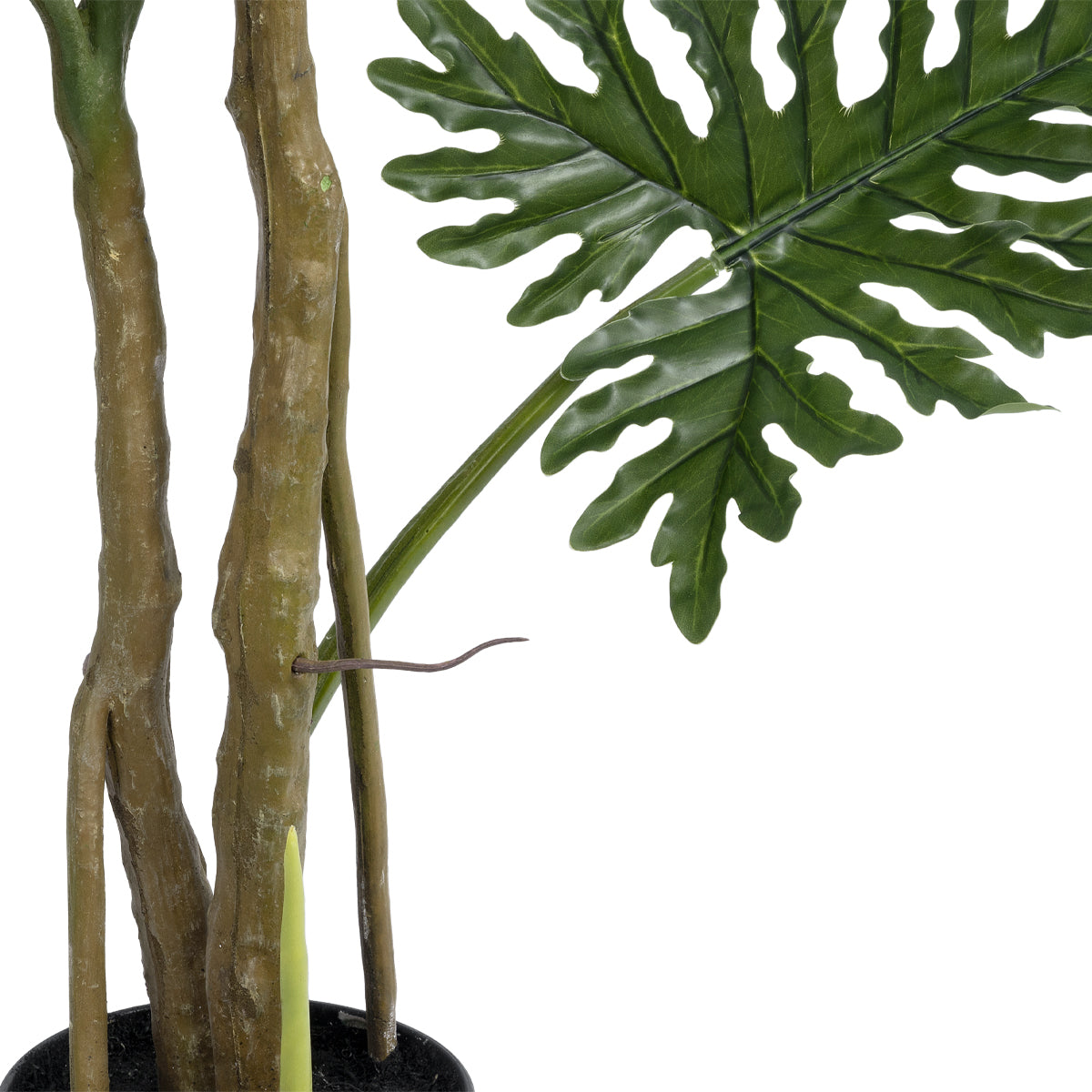 GloboStar® Artificial Garden PHILODENDRON 20683 Τεχνητό Διακοσμητικό Φυτό Φυλλόδενδρο Υ90cm - ledmania.gr