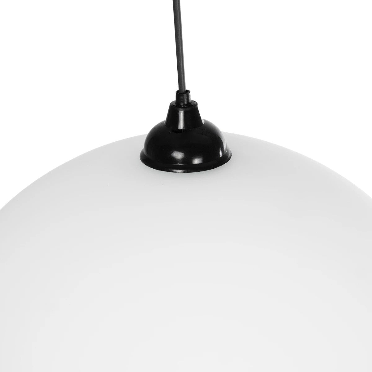 GLOBOSTAR® GABIA 206-0002 Μοντέρνο Κρεμαστό Φωτιστικό Οροφής με Ντουί 1 x E27 AC 220-240V IP20 - Λευκό - Μ40 x Π40 x Υ42cm - ledmania.gr