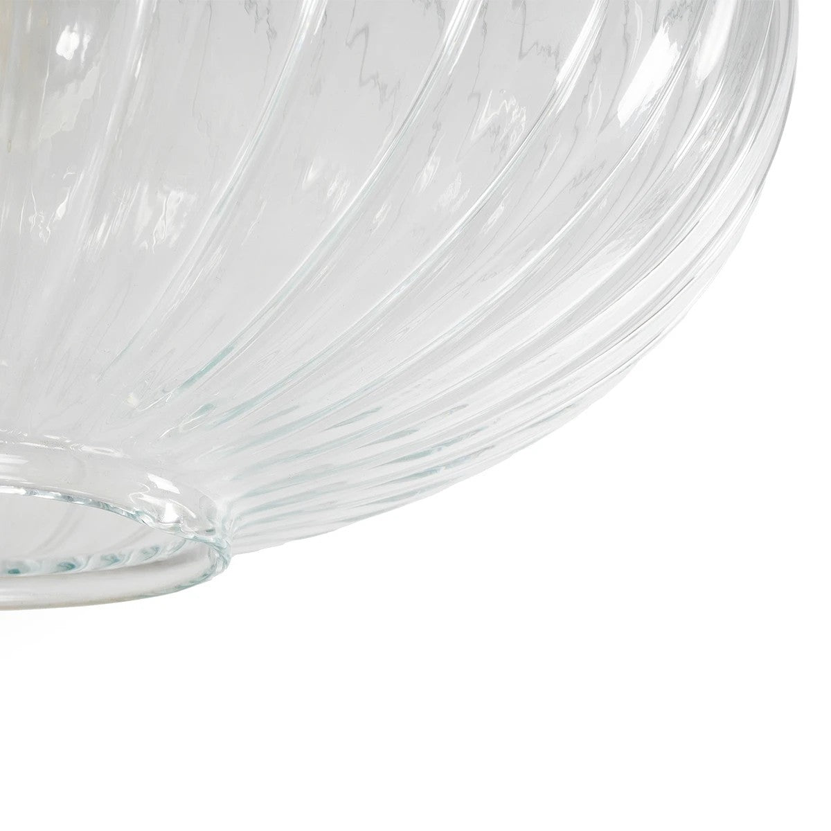 GLOBOSTAR® PERA 206-0009 Μοντέρνο Κρεμαστό Φωτιστικό Οροφής με Ντουί 1 x E27 AC 220-240V IP20 - Διάφανο - Μ30 x Π30 x Υ22cm - ledmania.gr