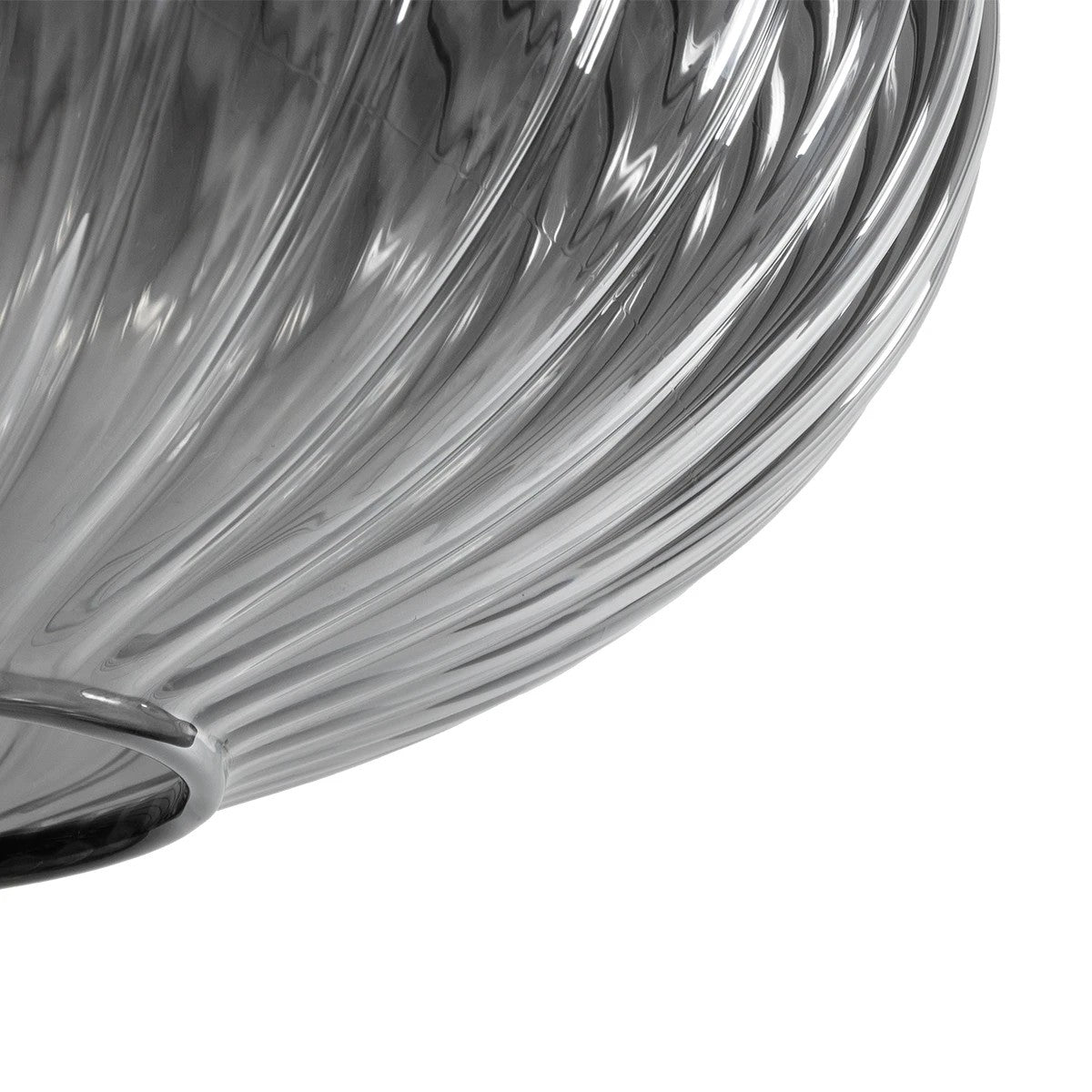 GLOBOSTAR® PERA 206-0010 Μοντέρνο Κρεμαστό Φωτιστικό Οροφής με Ντουί 1 x E27 AC 220-240V IP20 - Μαύρο Φιμέ - Μ30 x Π30 x Υ22cm - ledmania.gr