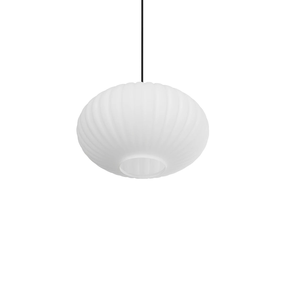 GLOBOSTAR® PERA 206-0011 Μοντέρνο Κρεμαστό Φωτιστικό Οροφής με Ντουί 1 x E27 AC 220-240V IP20 - Λευκό - Μ30 x Π30 x Υ22cm - ledmania.gr