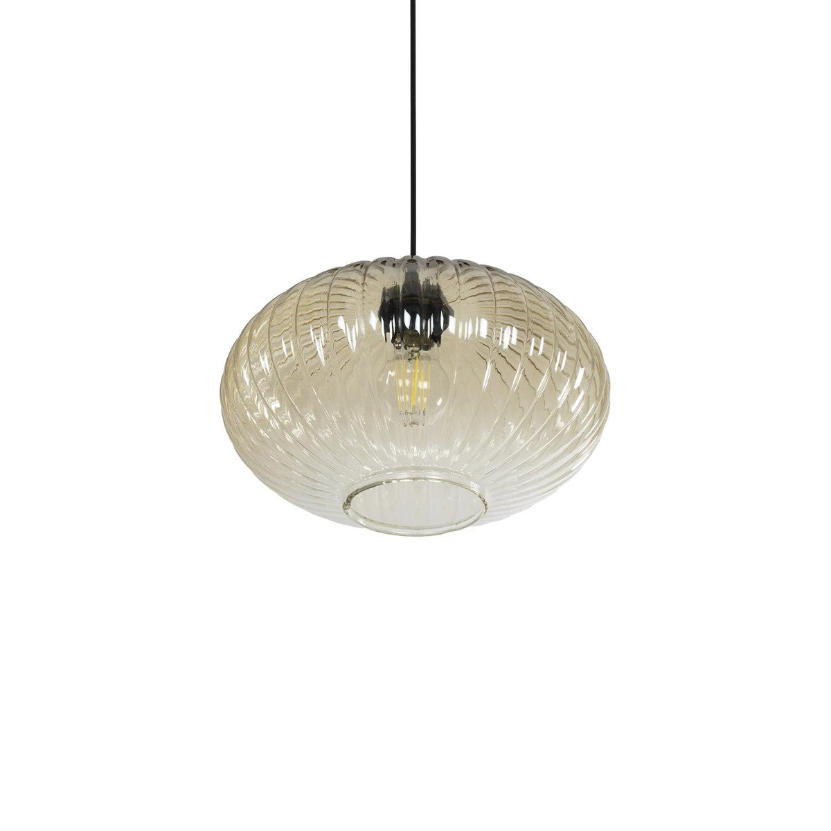 GLOBOSTAR® PERA 206-0012 Μοντέρνο Κρεμαστό Φωτιστικό Οροφής με Ντουί 1 x E27 AC 220-240V IP20 - Mελί - Μ30 x Π30 x Υ22cm - ledmania.gr