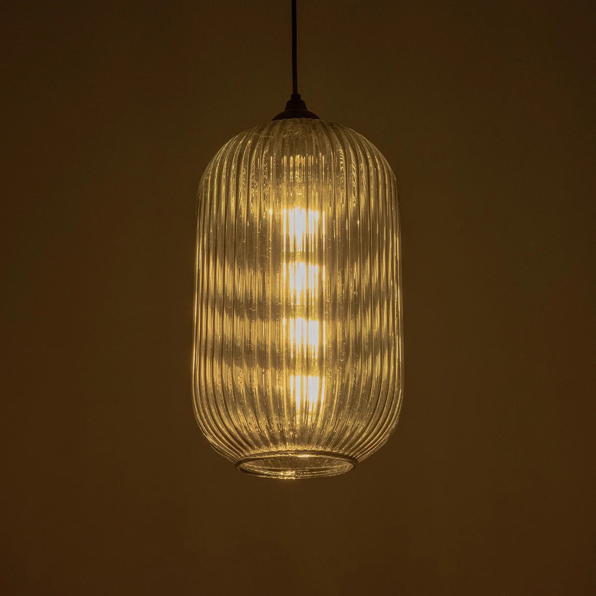 GLOBOSTAR® MELONI 206-0018 Μοντέρνο Κρεμαστό Φωτιστικό Οροφής με Ντουί 1 x E27 AC 220-240V IP20 - Mελί - Μ20 x Π20 x Υ38cm - ledmania.gr