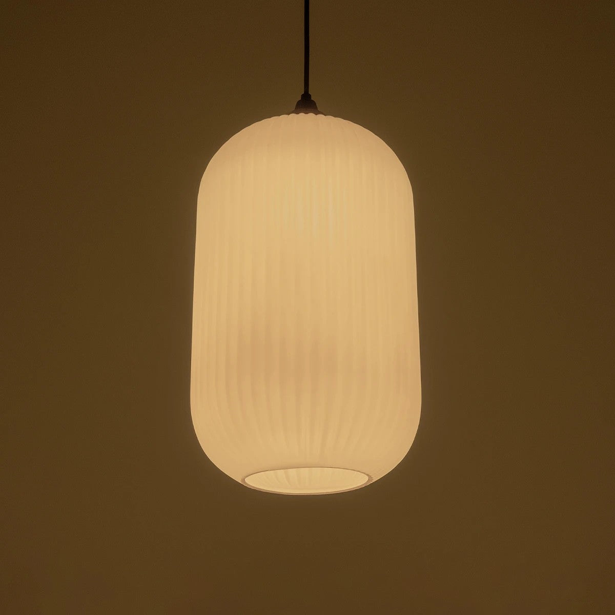 GLOBOSTAR® MELONI 206-0019 Μοντέρνο Κρεμαστό Φωτιστικό Οροφής με Ντουί 1 x E27 AC 220-240V IP20 - Λευκό - Μ20 x Π20 x Υ38cm - ledmania.gr