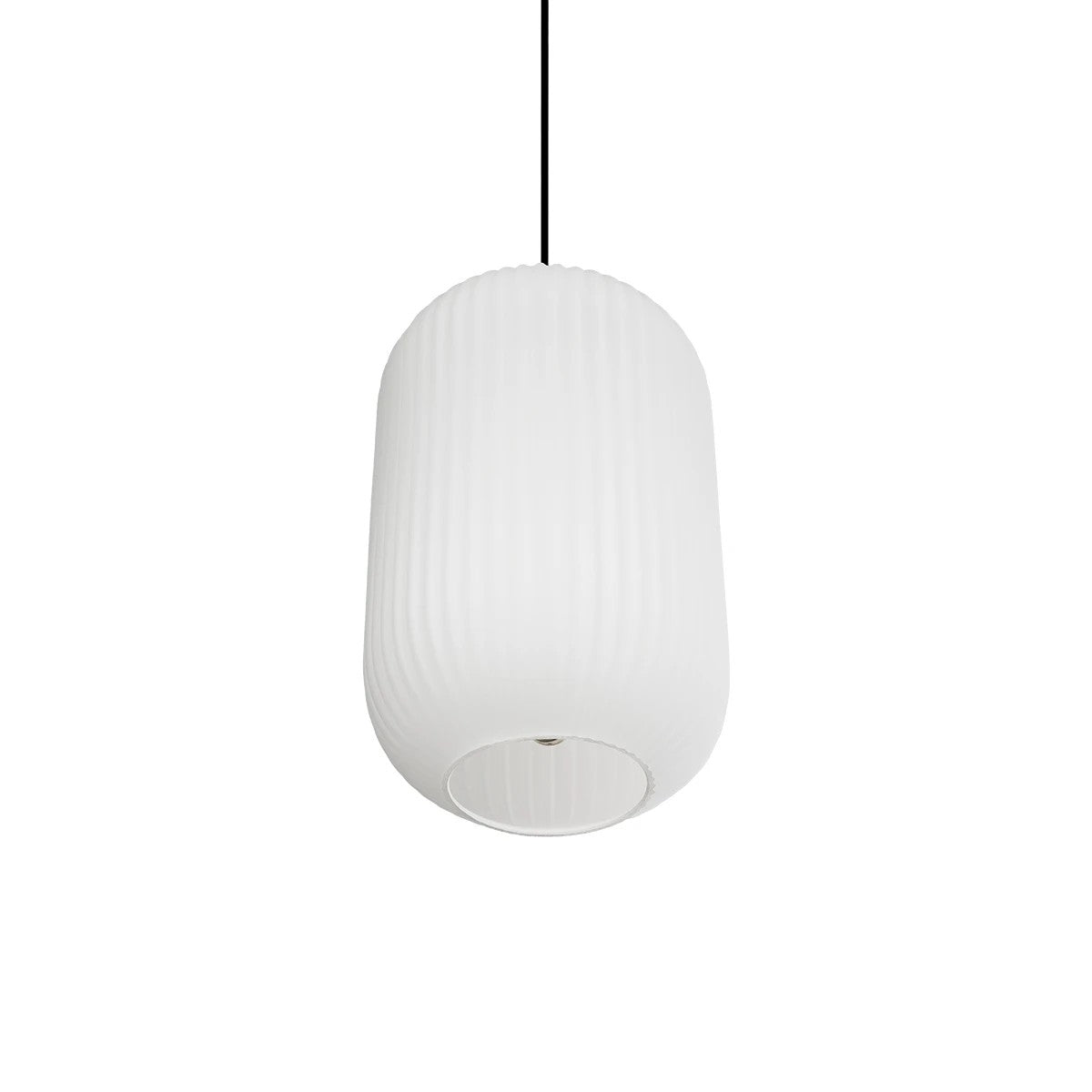 GLOBOSTAR® MELONI 206-0019 Μοντέρνο Κρεμαστό Φωτιστικό Οροφής με Ντουί 1 x E27 AC 220-240V IP20 - Λευκό - Μ20 x Π20 x Υ38cm - ledmania.gr