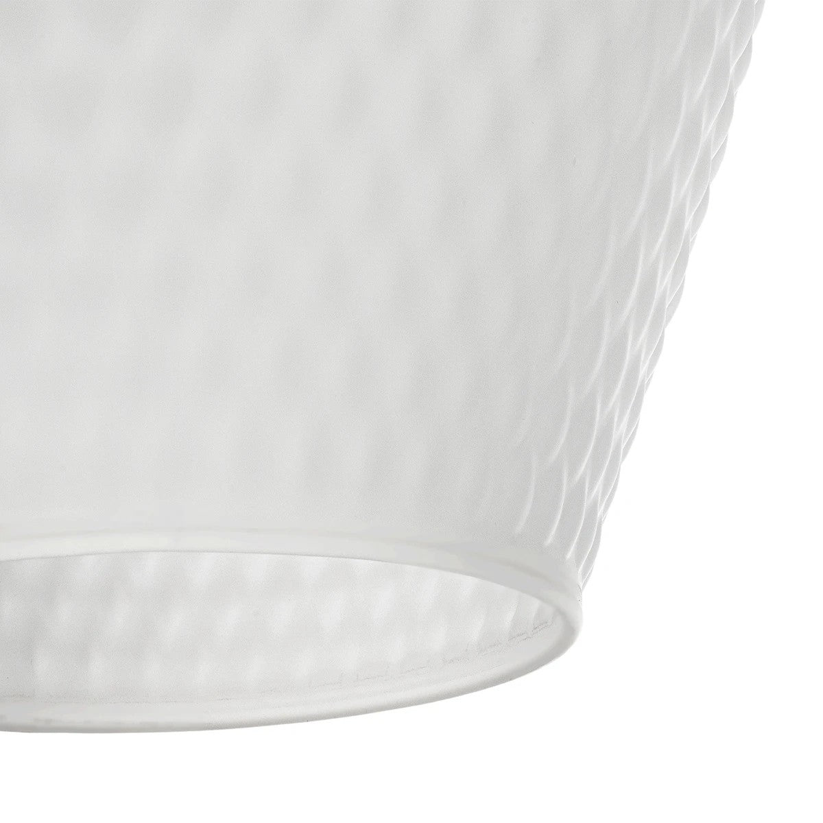 GLOBOSTAR® SKLO 206-0023 Μοντέρνο Κρεμαστό Φωτιστικό Οροφής με Ντουί 1 x E27 AC 220-240V IP20 - Λευκό - Μ22 x Π22 x Υ31cm - ledmania.gr