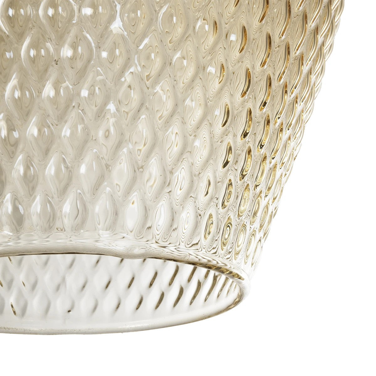 GLOBOSTAR® SKLO 206-0025 Μοντέρνο Κρεμαστό Φωτιστικό Οροφής με Ντουί 1 x E27 AC 220-240V IP20 - Mελί - Μ22 x Π22 x Υ31cm - ledmania.gr