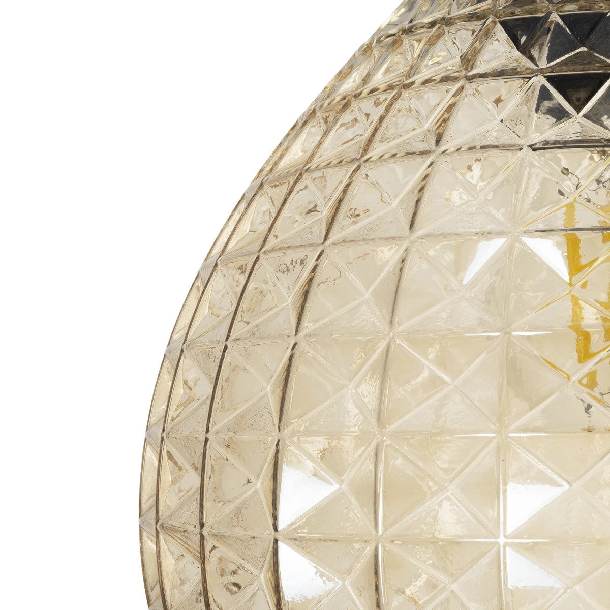 GLOBOSTAR® BASTIK 206-0027 Μοντέρνο Κρεμαστό Φωτιστικό Οροφής με Ντουί 1 x E27 AC 220-240V IP20 - Mελί - Μ22 x Π22 x Υ26cm - ledmania.gr