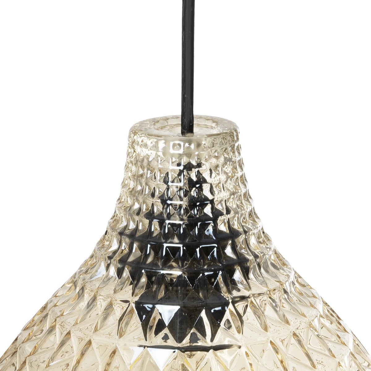 GLOBOSTAR® BASTIK 206-0027 Μοντέρνο Κρεμαστό Φωτιστικό Οροφής με Ντουί 1 x E27 AC 220-240V IP20 - Mελί - Μ22 x Π22 x Υ26cm - ledmania.gr