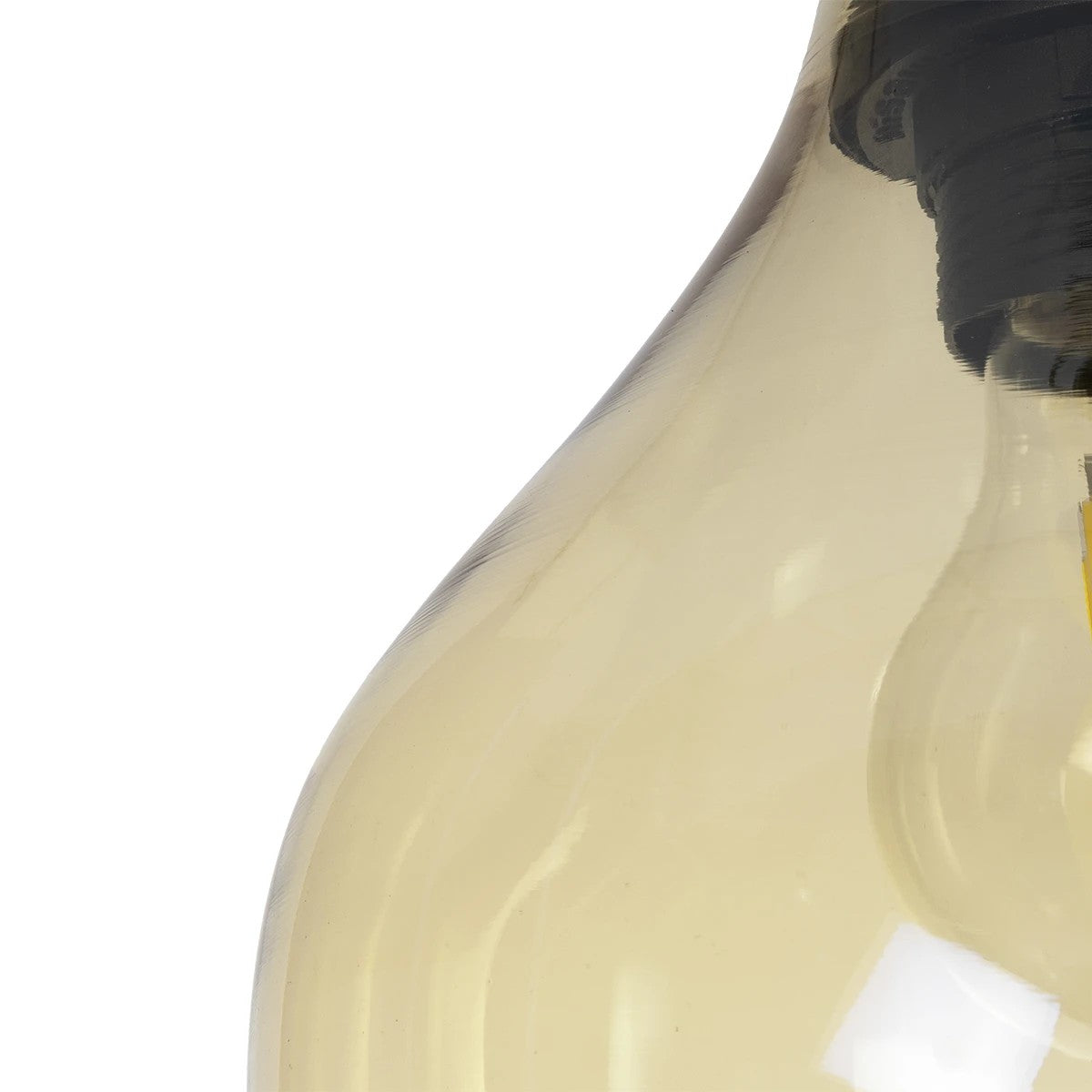 GLOBOSTAR® ΤΟΝΕ 206-0035 Μοντέρνο Κρεμαστό Φωτιστικό Οροφής με Ντουί 1 x E27 AC 220-240V IP20 - Mελί - Μ20 x Π20 x Υ36cm - ledmania.gr