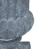 GloboStar® Artificial Garden ALCAZAR 20778 Επιδαπέδιο Πολυεστερικό Τσιμεντένιο Κασπώ Γλάστρα - Flower Pot Γκρι Φ38 x Υ51cm - ledmania.gr