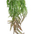 GloboStar® Artificial Garden HANGING FERN BRANCH 20834 Τεχνητό Διακοσμητικό Κρεμαστό κλαδί Φτέρης Μ30 x Π8 x Υ87cm - ledmania.gr