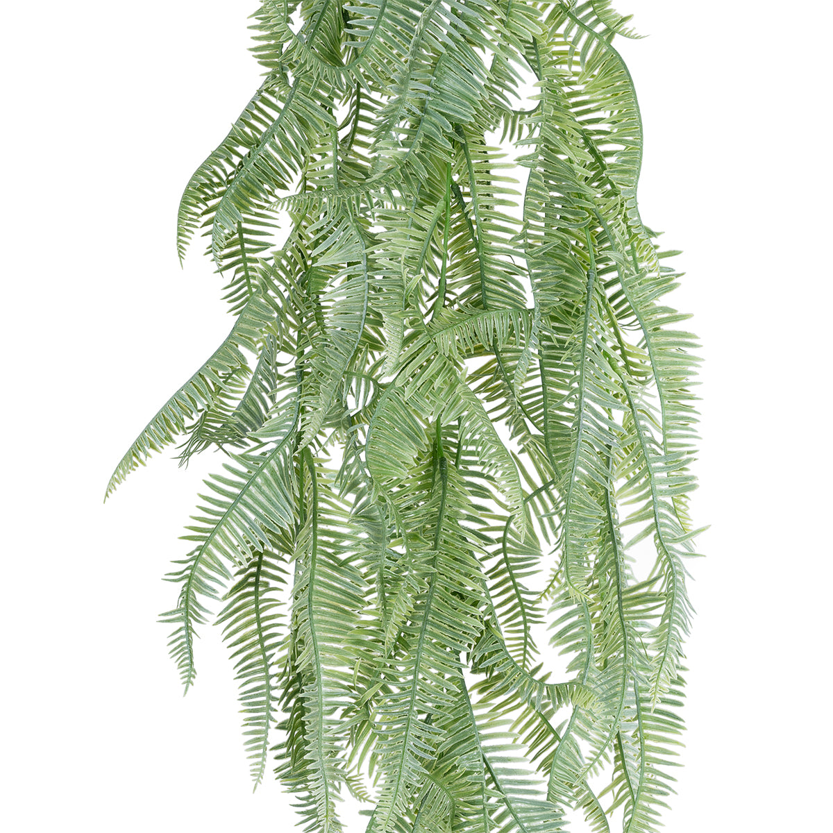 GloboStar® Artificial Garden HANGING FERN BRANCH  20835 Τεχνητό Διακοσμητικό Κρεμαστό κλαδί Φτέρης Μ30 x Π8 x Υ87cm - ledmania.gr