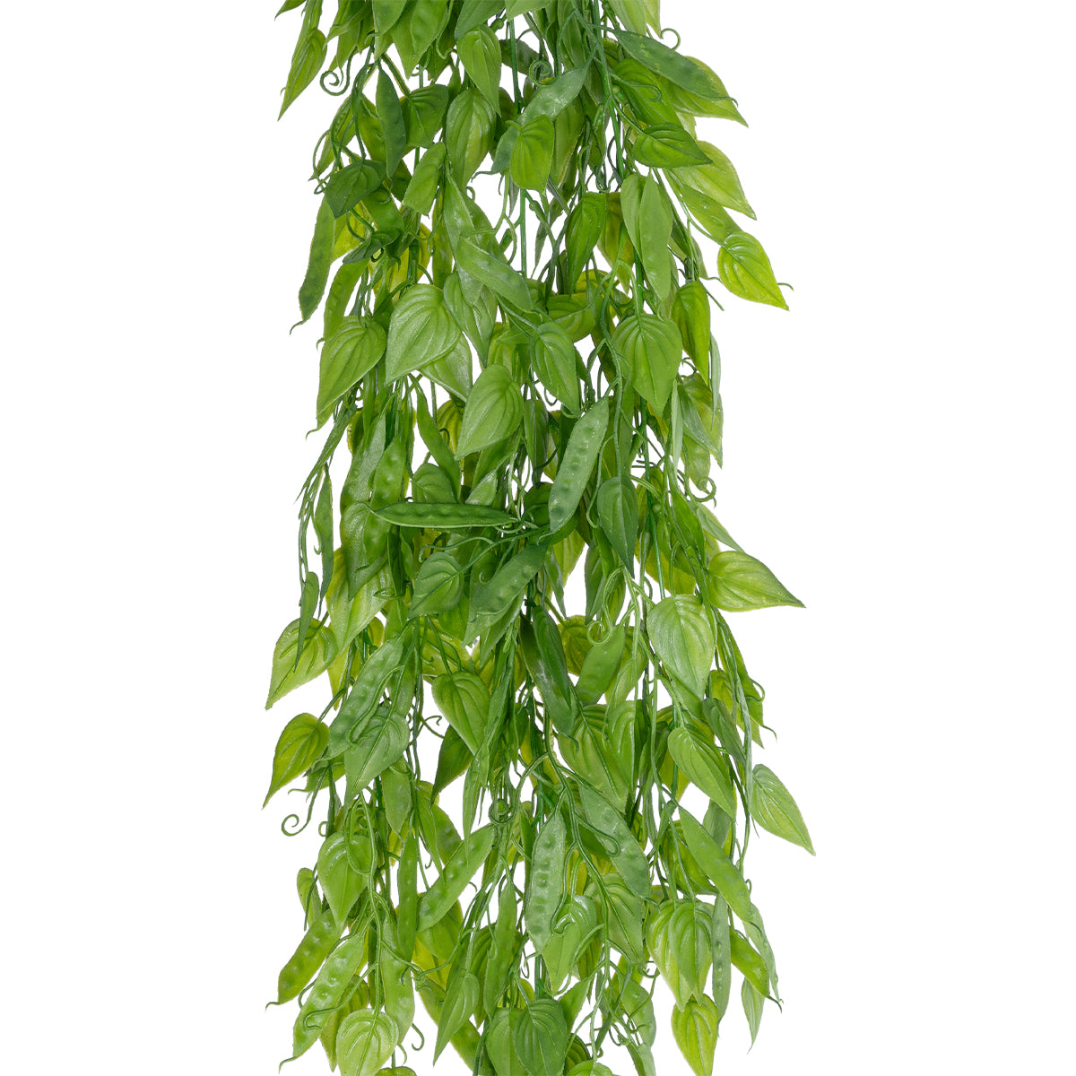 GloboStar® Artificial Garden HANGING LIMA BEAN 20845 Τεχνητό Διακοσμητικό Κρεμαστό Φυτό Φασόλι Λίμα Μ29 x Π10 x Υ86cm - ledmania.gr