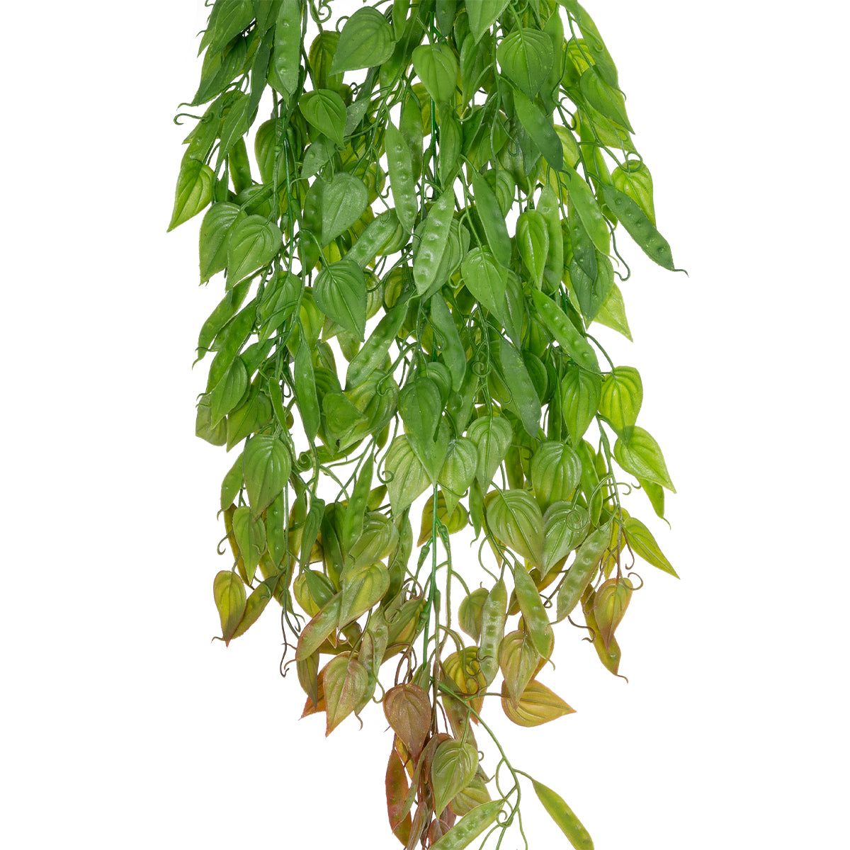 GloboStar® Artificial Garden HANGING LIMA BEAN 20846 Τεχνητό Διακοσμητικό Κρεμαστό Φυτό Φασόλι Λίμα Μ29 x Π10 x Υ86cm - ledmania.gr
