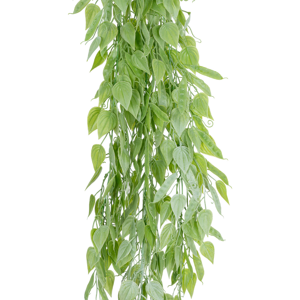 GloboStar® Artificial Garden HANGING LIMA BEAN 20847 Τεχνητό Διακοσμητικό Κρεμαστό Φυτό Φασόλι Λίμα Μ29 x Π10 x Υ86cm - ledmania.gr