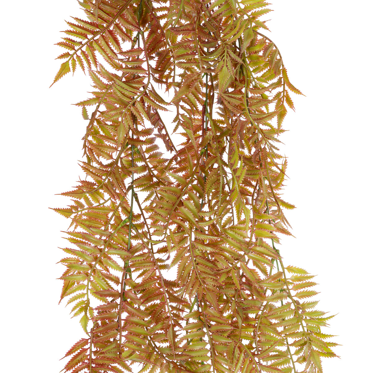 GloboStar® Artificial Garden HANGING FERN 20852 Τεχνητό Διακοσμητικό Κρεμαστό Φυτό Φτέρη Μ30 x Π14 x Υ85cm - ledmania.gr