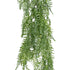 GloboStar® Artificial Garden HANGING FERN 20861 Τεχνητό Διακοσμητικό Κρεμαστό Φυτό Φτέρη Μ28 x Π15 x Υ90cm - ledmania.gr