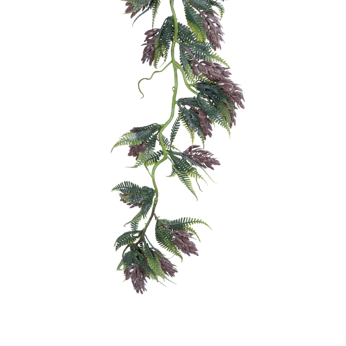 GloboStar® Artificial Garden HANGING BROWN PINE CONE 20870 - Τεχνητό Κρεμαστό Διακοσμητικό Φυτό Κουκουνάρι Φ15 x Y60cm - ledmania.gr