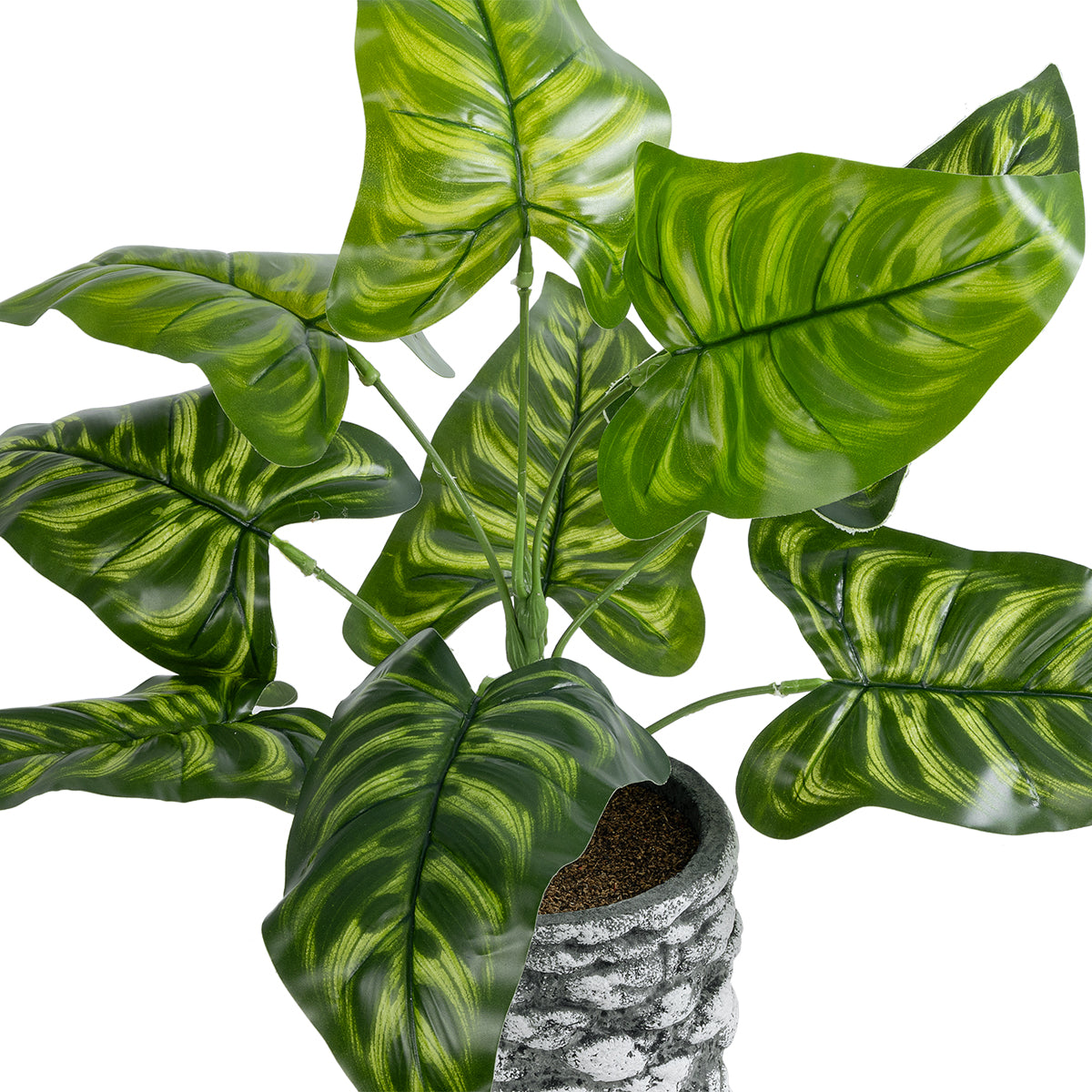 GloboStar® Artificial Garden PEACOCK 20888 Τεχνητό Διακοσμητικό Φυτό Παγώνι Φ38 x Υ33cm - ledmania.gr