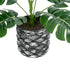 GloboStar® Artificial Garden MONSTERA 20893 Τεχνητό Διακοσμητικό Φυτό Μονστέρα Φ40 x Υ33cm - ledmania.gr